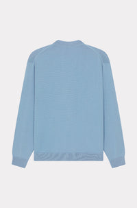 Cardigan brodé Boke Flower en laine - Blue