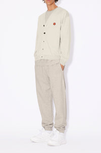 Cardigan brodé Boke Flower en laine - Pale Grey
