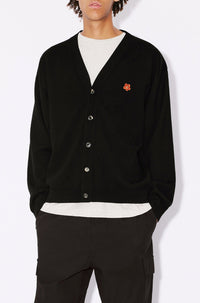 Cardigan brodé Boke Flower en laine - Black