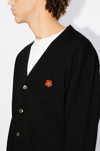 Cardigan brodé Boke Flower en laine - Black