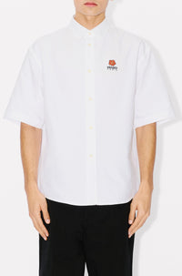 Chemise casual Boke Flower Crest - White