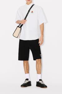 Chemise casual Boke Flower Crest - White