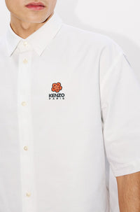 Chemise casual Boke Flower Crest - White