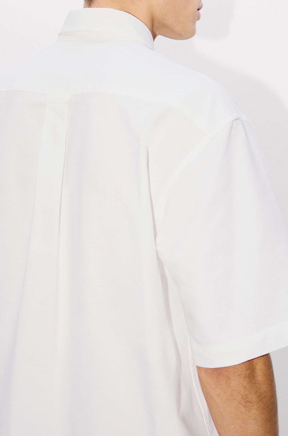 Chemise casual Boke Flower Crest - White