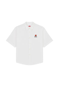 Chemise casual Boke Flower Crest - White