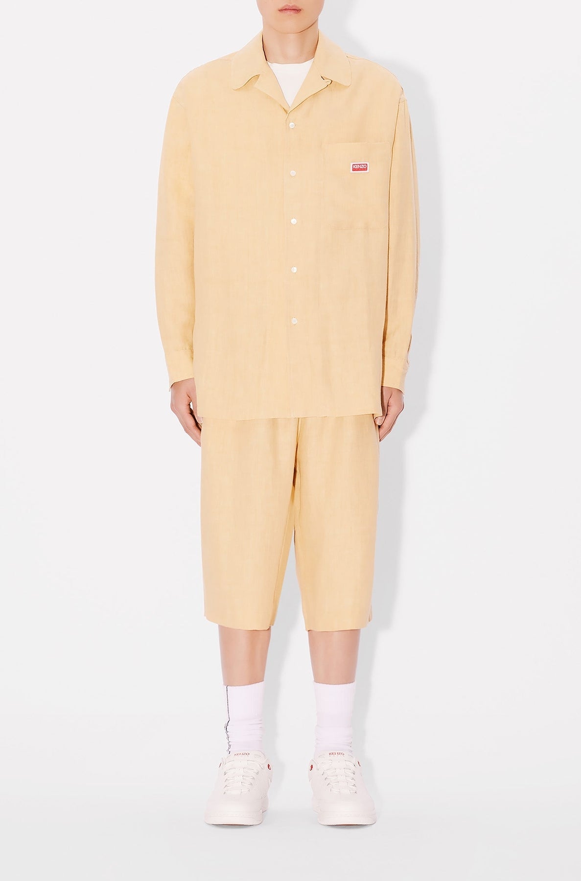 Oversize Ls Hawaiian Shirt