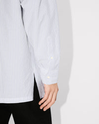 Chemise hawaïenne oversize à rayures - Light Blue