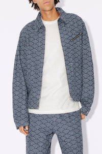 Kenzo Seigaiha Jacket - Rinse Blue Denim