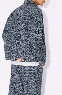 Kenzo Seigaiha Jacket - Rinse Blue Denim