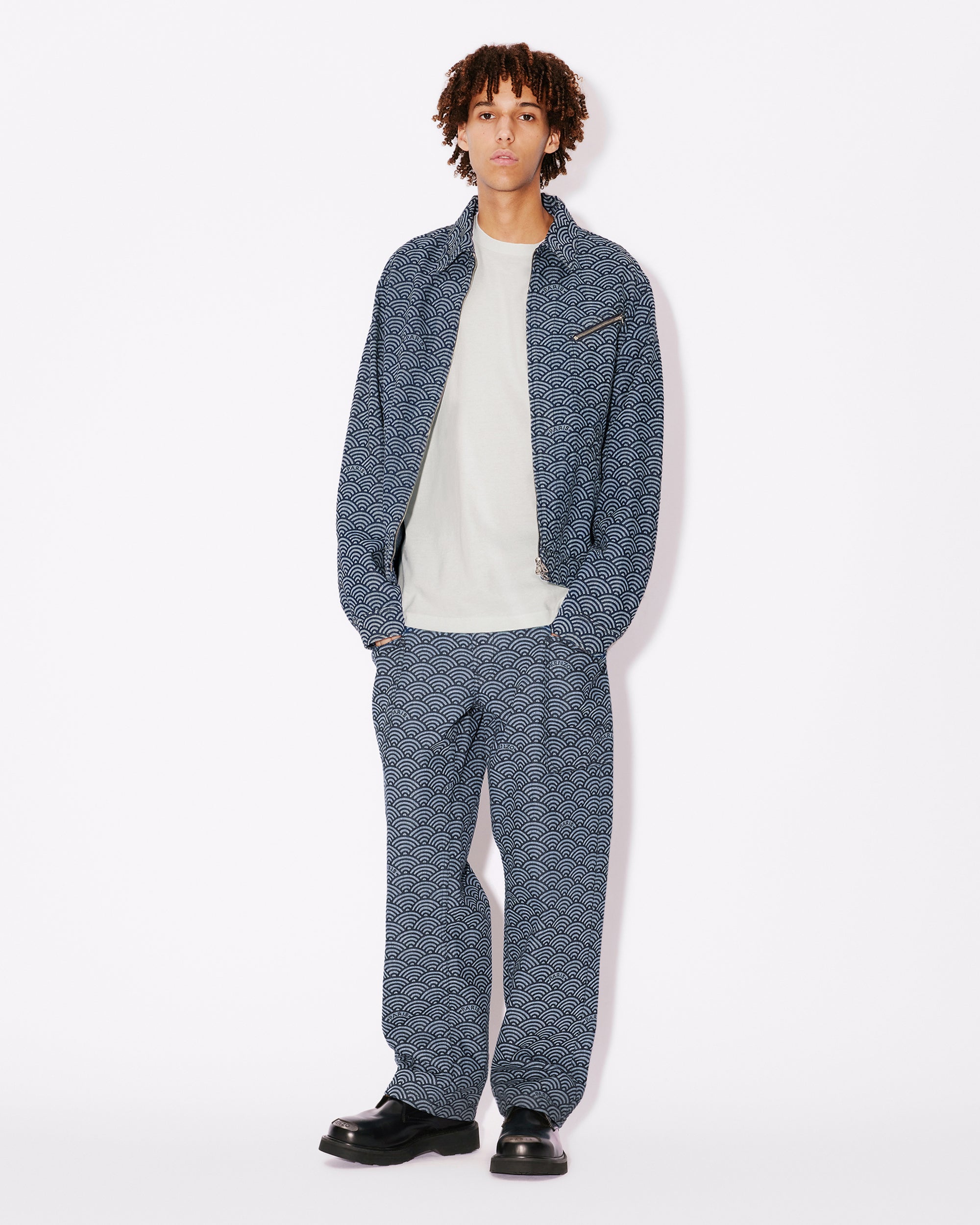 Kenzo Seigaiha Denim Jacket