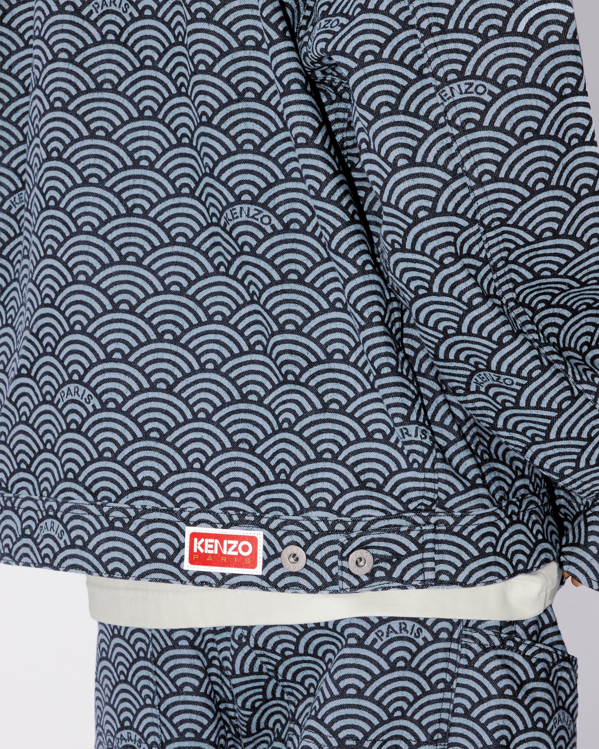 Kenzo Seigaiha Denim Jacket