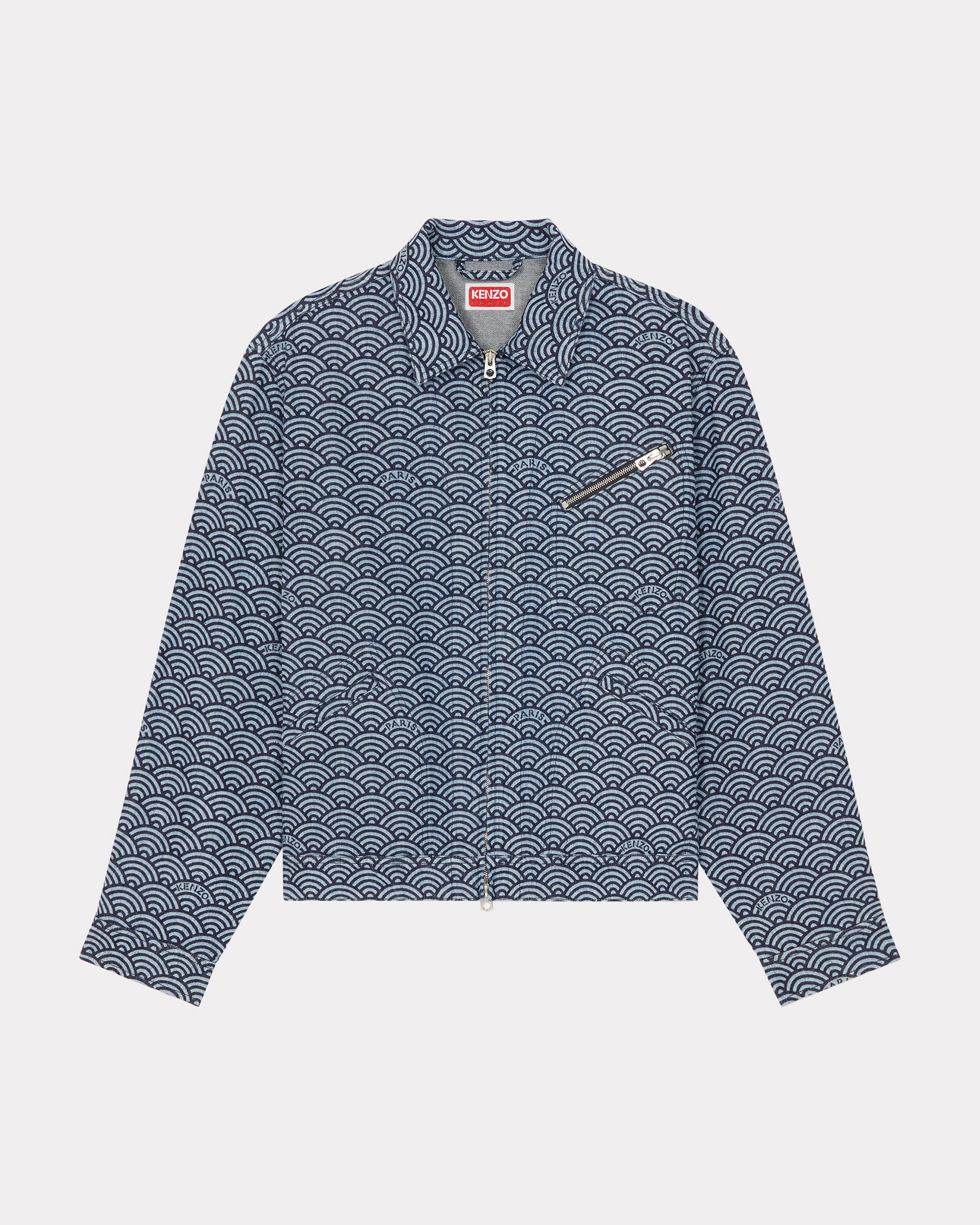 Kenzo Seigaiha Denim Jacket