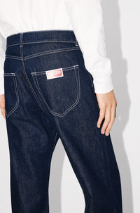 Asagao straight jeans in Japanese denim - Rinse Blue Denim