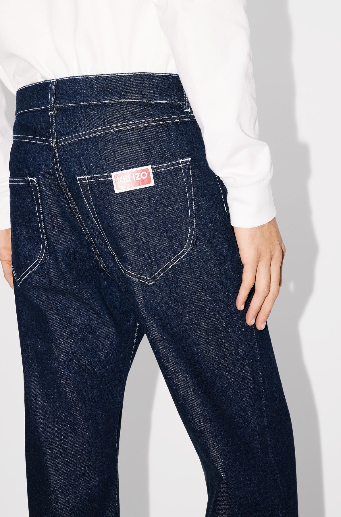 Asagao straight jeans in Japanese denim - Rinse Blue Denim