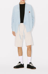 Kimono jacket - Stone Bleached Blue Denim
