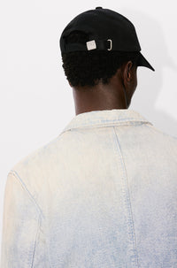 Veste blazer en denim japonais - Stone Bl Dirty & Blue Denim