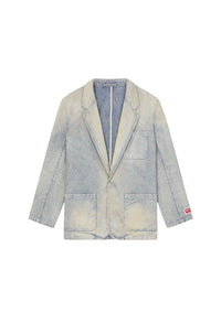 Veste blazer en denim japonais - Stone Bl Dirty & Blue Denim