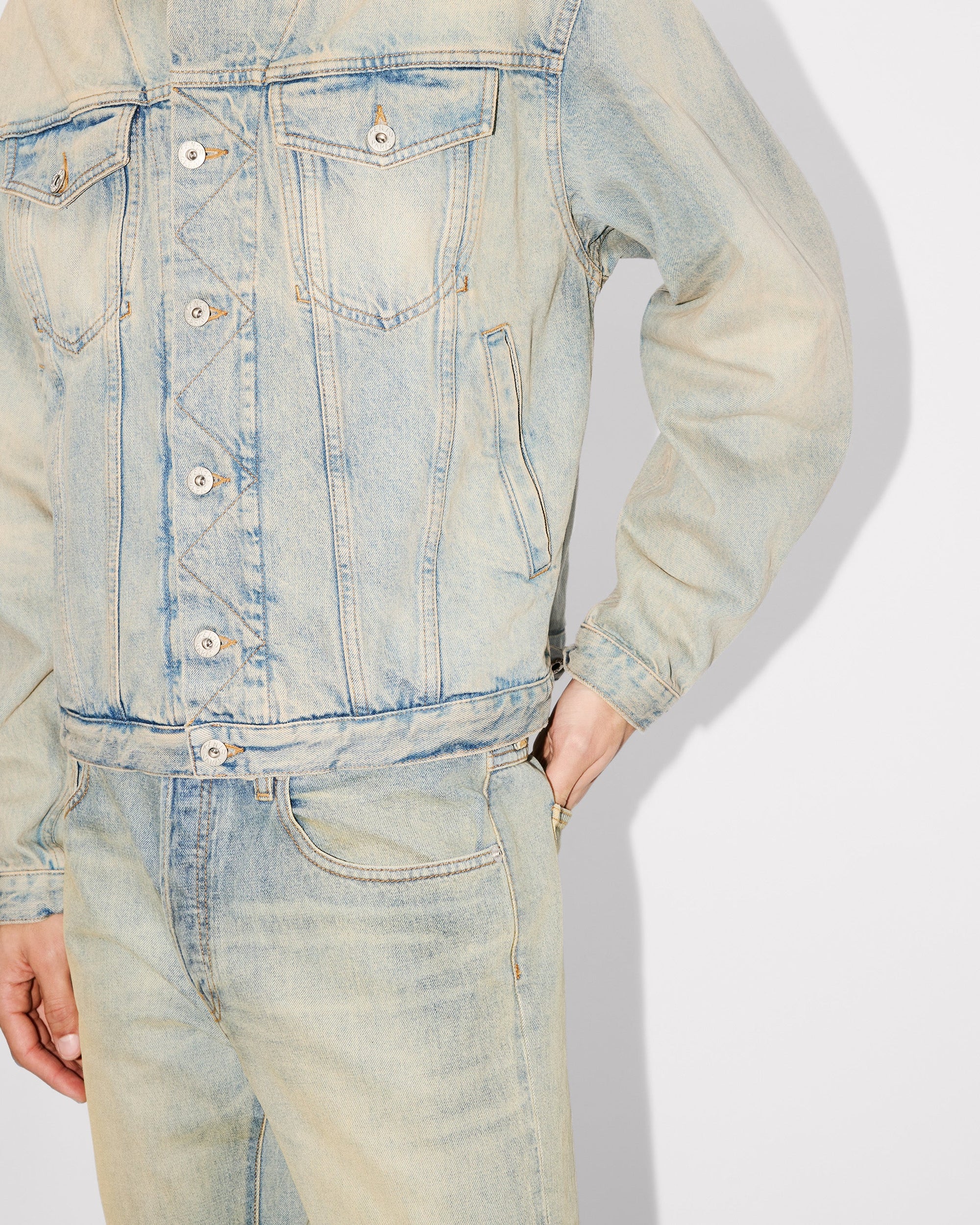 Drawn Varsity Denim Trucker Jk