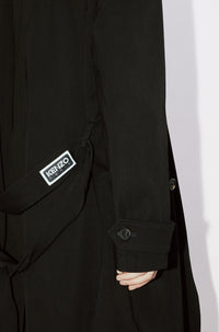 Manteau kimono en laine - Black