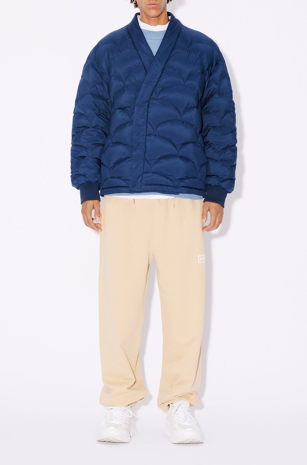 Seigaiha Kimono Light Down Jkt