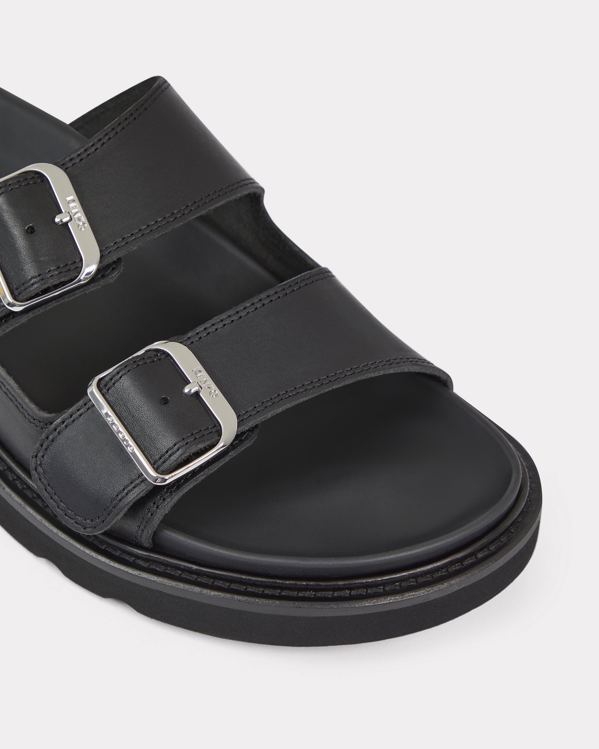 Kenzo Leather Sandal Mules
