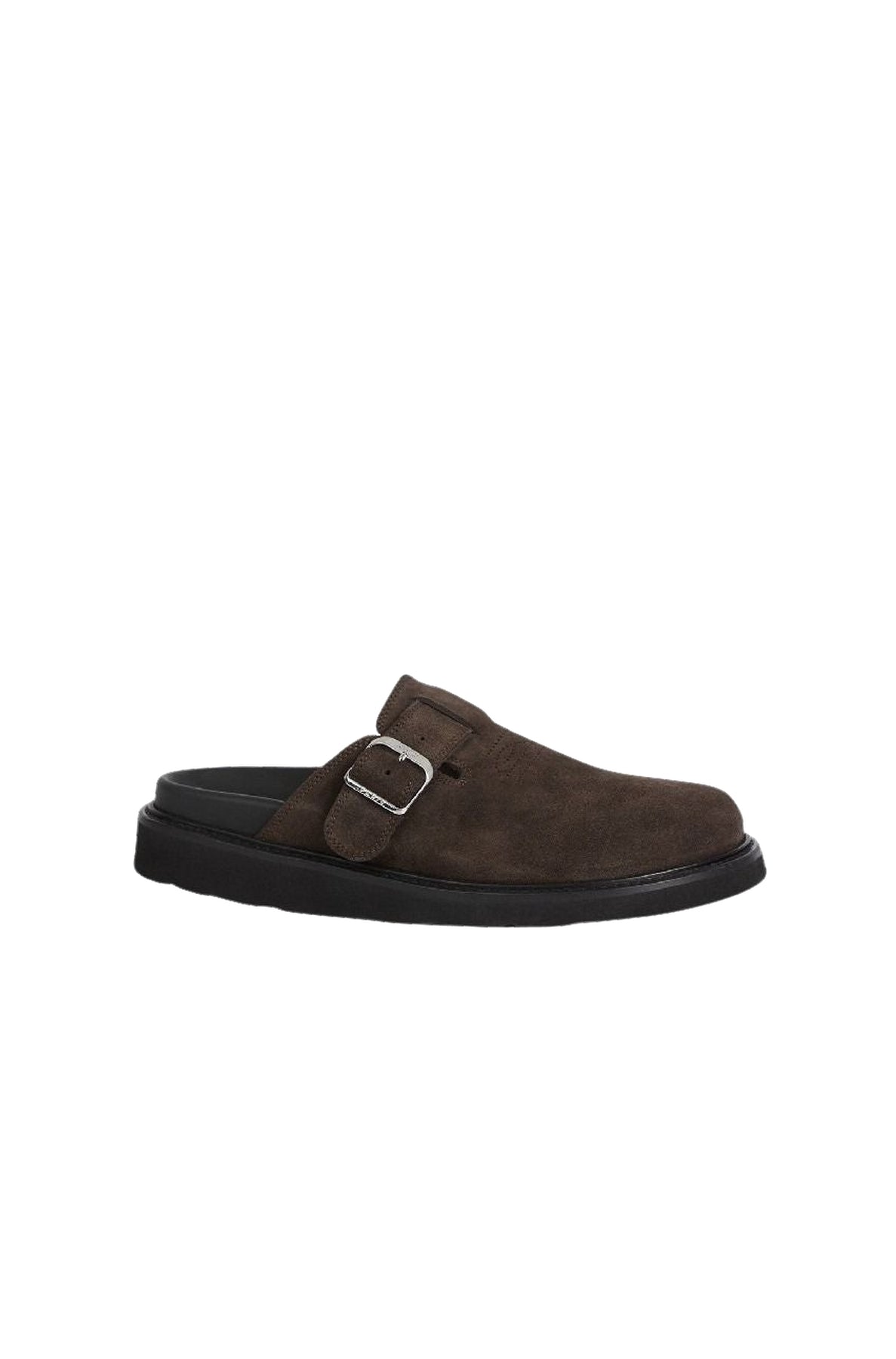 Kenzo Matto clogs in leather - Chocolate
