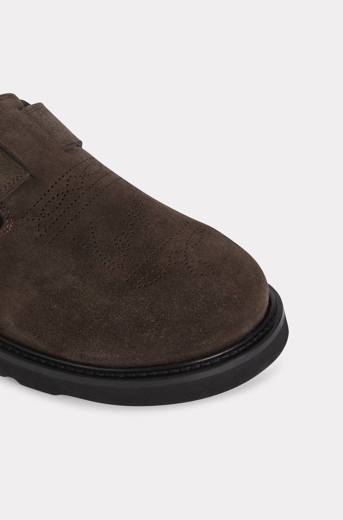 Kenzo Matto clogs in leather - Chocolate
