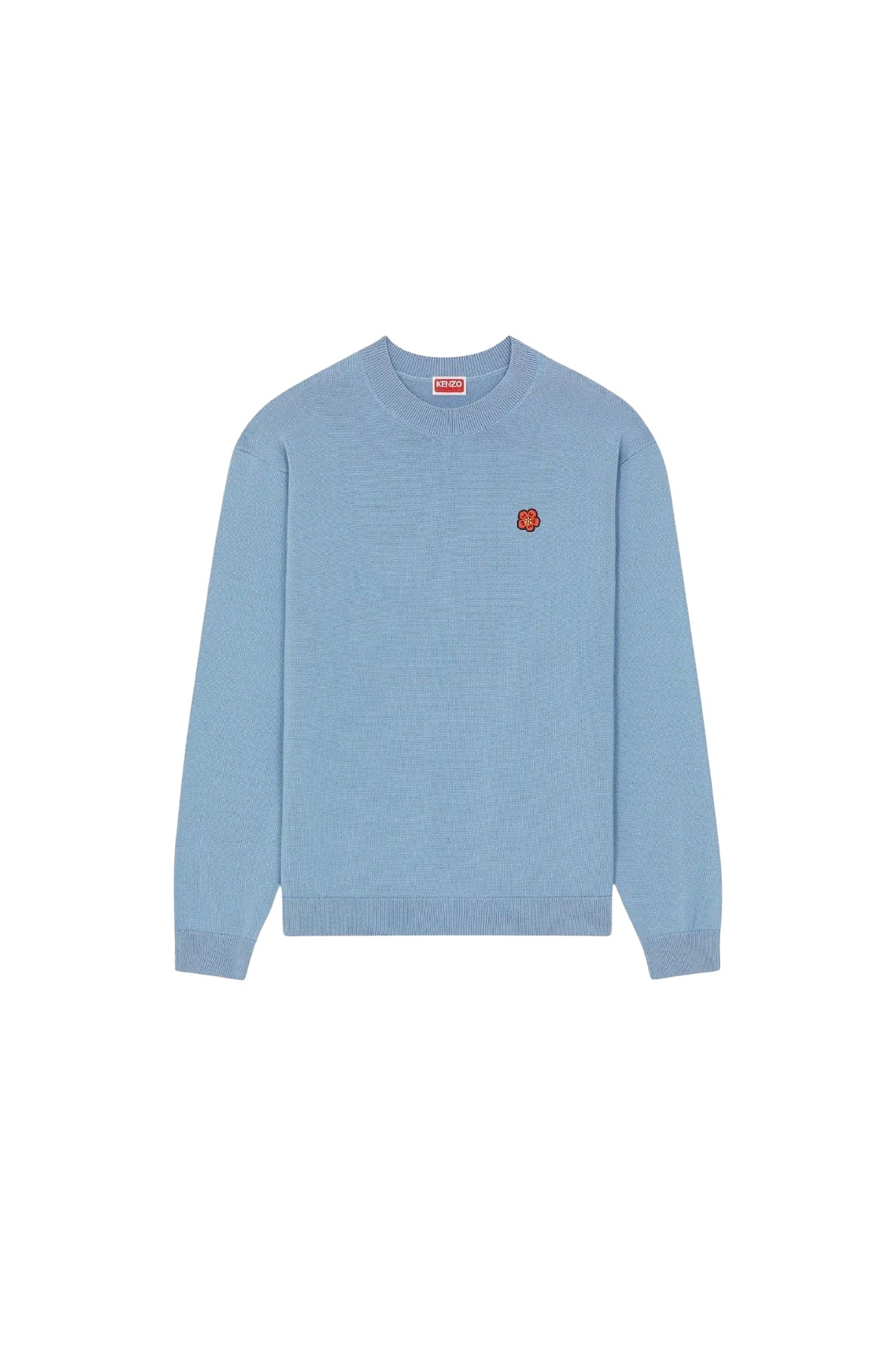 Pull brodé Boke Flower en laine - Blue
