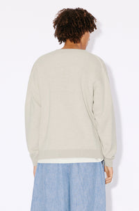 Pull brodé Boke Flower en laine - Pale Grey