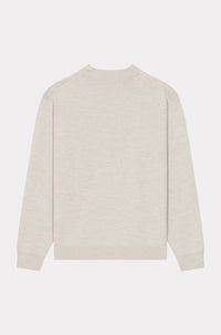 Pull brodé Boke Flower en laine - Pale Grey