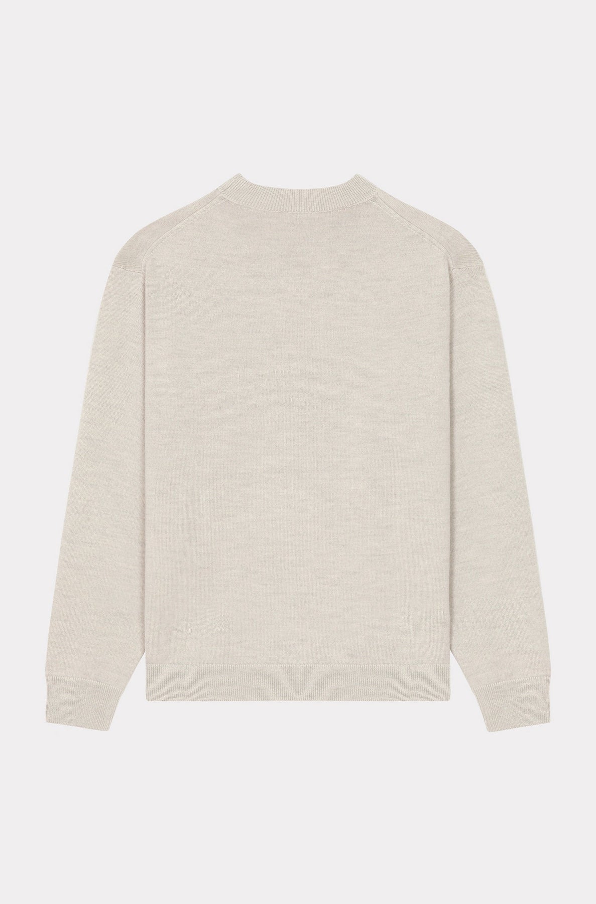 Pull brodé Boke Flower en laine - Pale Grey