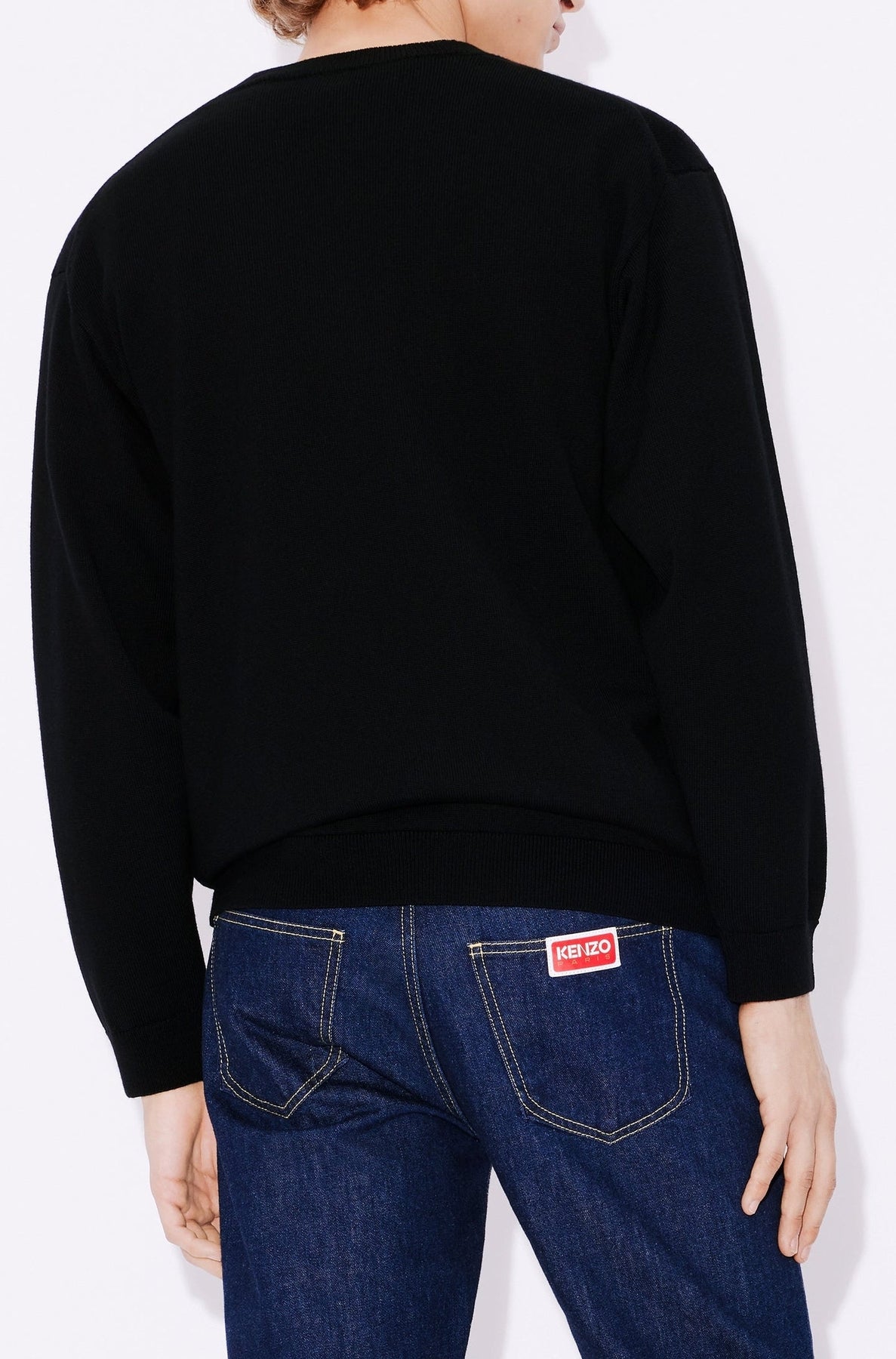 Pull brodé Boke Flower en laine - Black