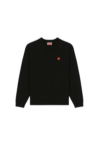 Pull brodé Boke Flower en laine - Black