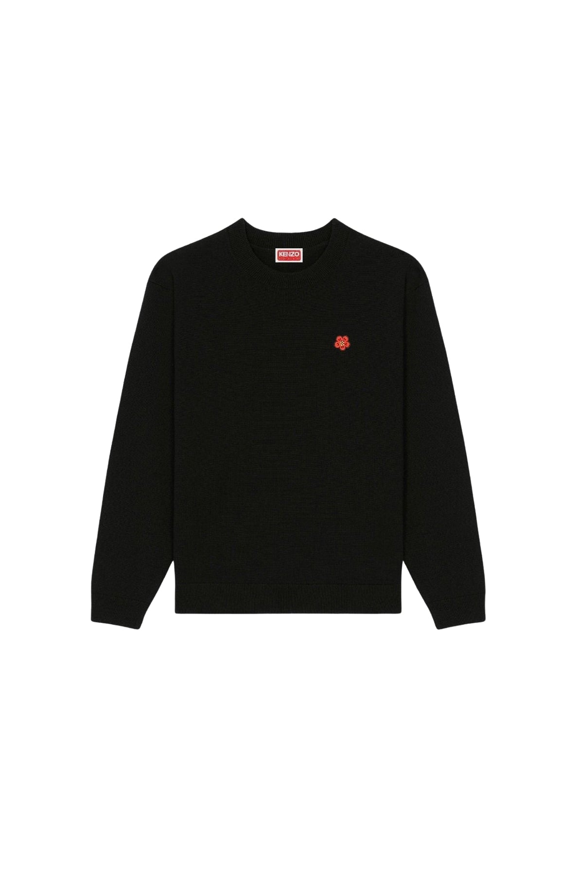 Pull brodé Boke Flower en laine - Black