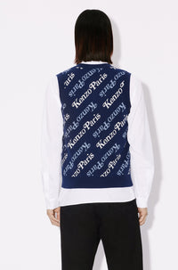 Pull sans manches Kenzo by Verdy en laine - Midnight Blue