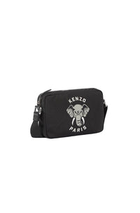 Kenzo Varsity embroidered shoulder bag - Black