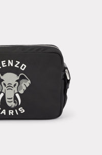 Kenzo Varsity embroidered shoulder bag - Black
