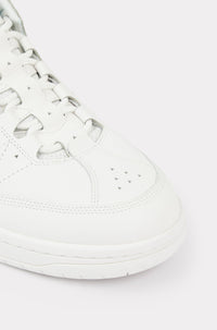 Kenzo-Pxt leather trainers - White