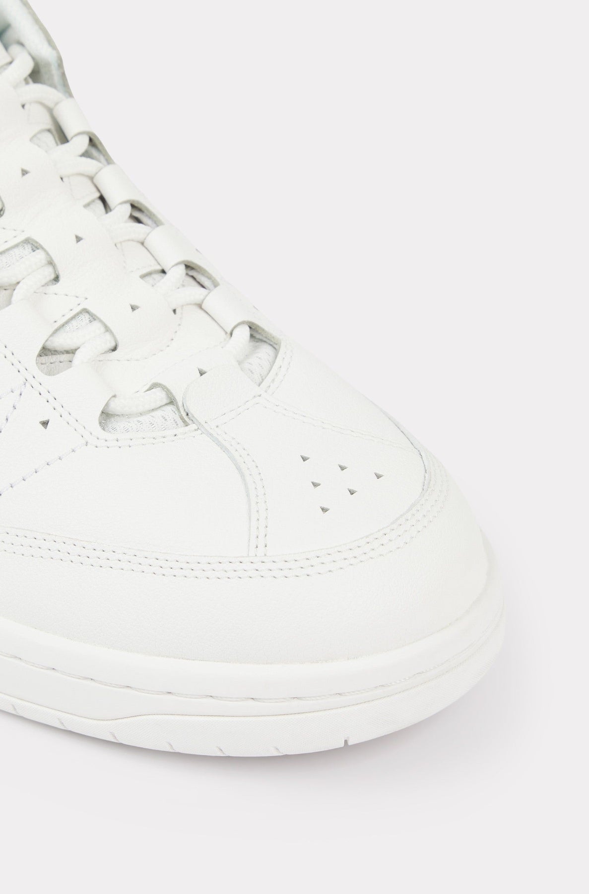 Kenzo-Pxt leather trainers - White