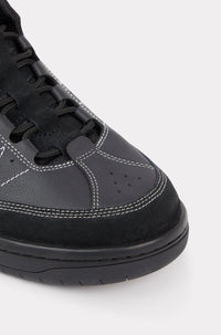 Kenzo-Pxt leather trainers - Black