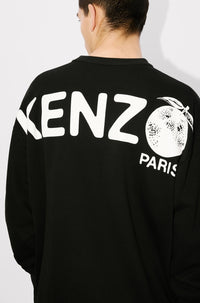 Sweatshirt oversize Kenzo Orange - Black