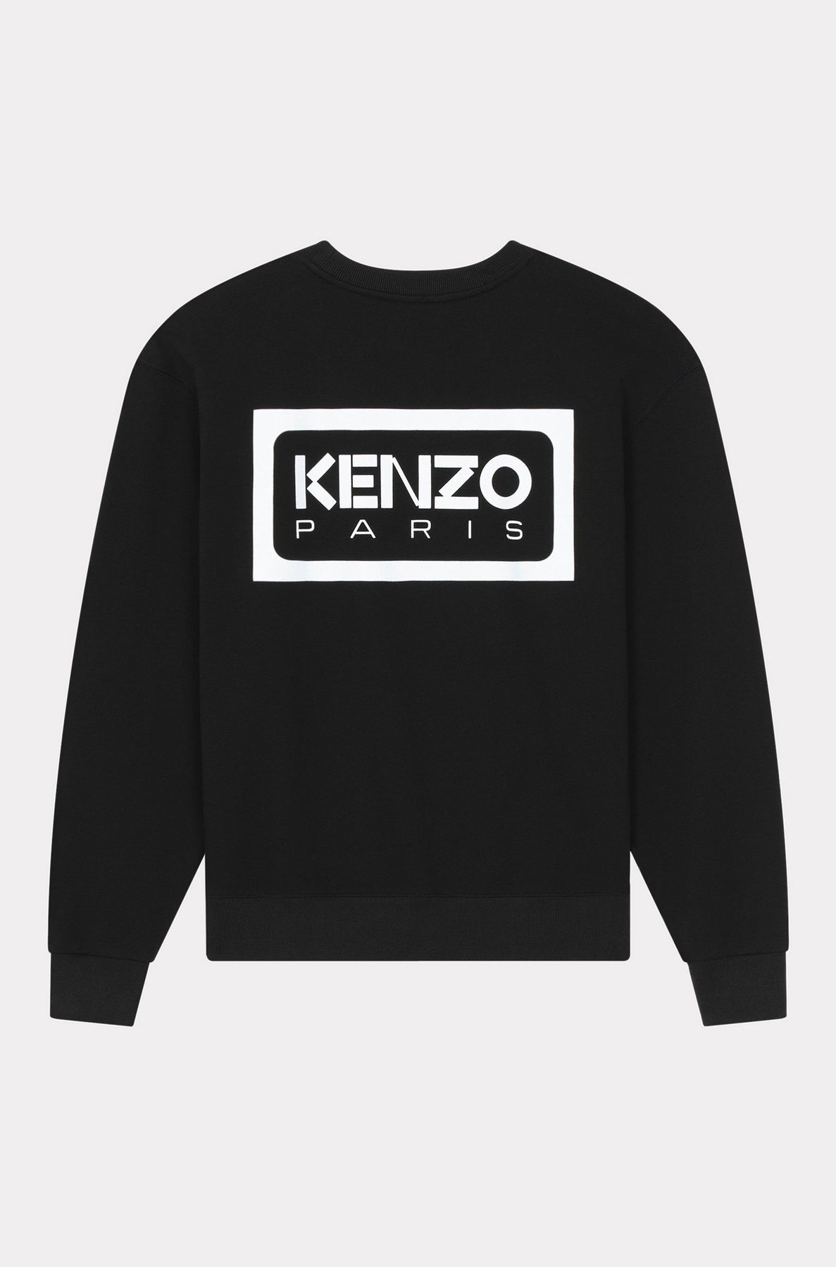 Sweatshirt brodé Bicolor Kenzo Paris - Black