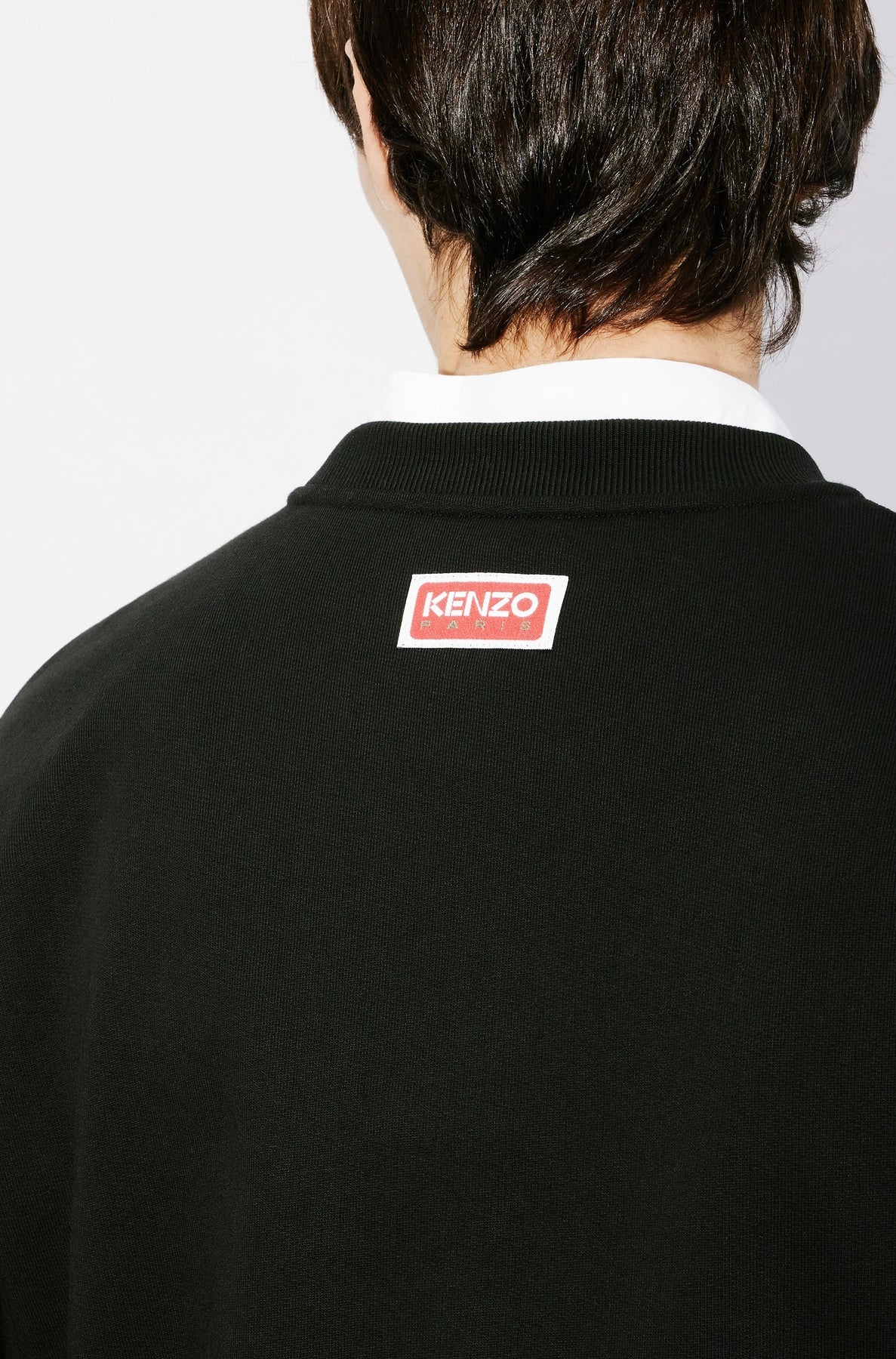 Sweatshirt brodé Kenzo Elephant - Black
