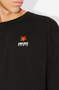 T-shirt à manches longues brodé Boke Flower - Black