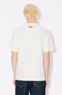 Loose Kenzo Elephant Varsity Jungle T-shirt - Faded Pink