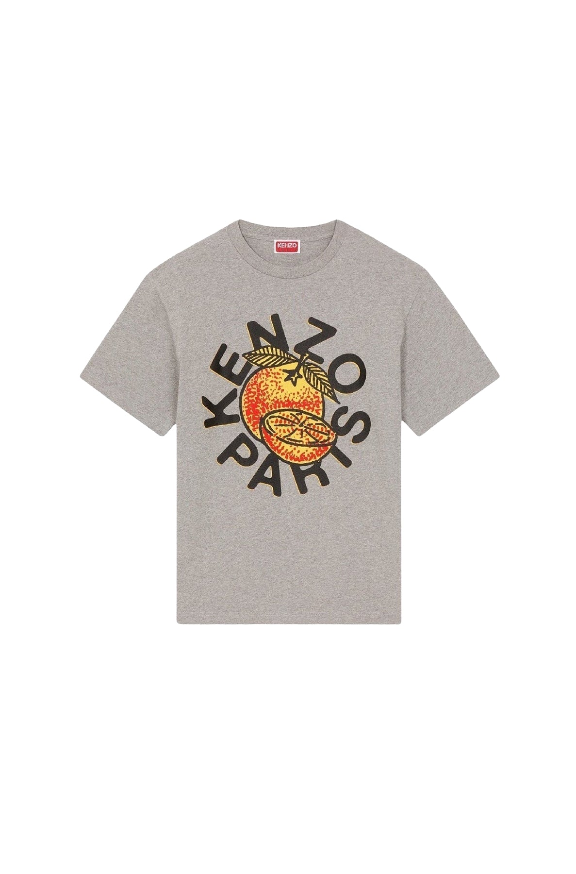 Classic T-shirt Kenzo Orange - Pearl Grey