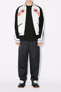 Veste réversible brodée Kenzo Éléphant en laine - Black