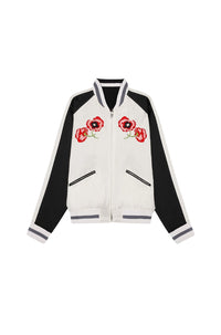 Veste réversible brodée Kenzo Éléphant en laine - Black