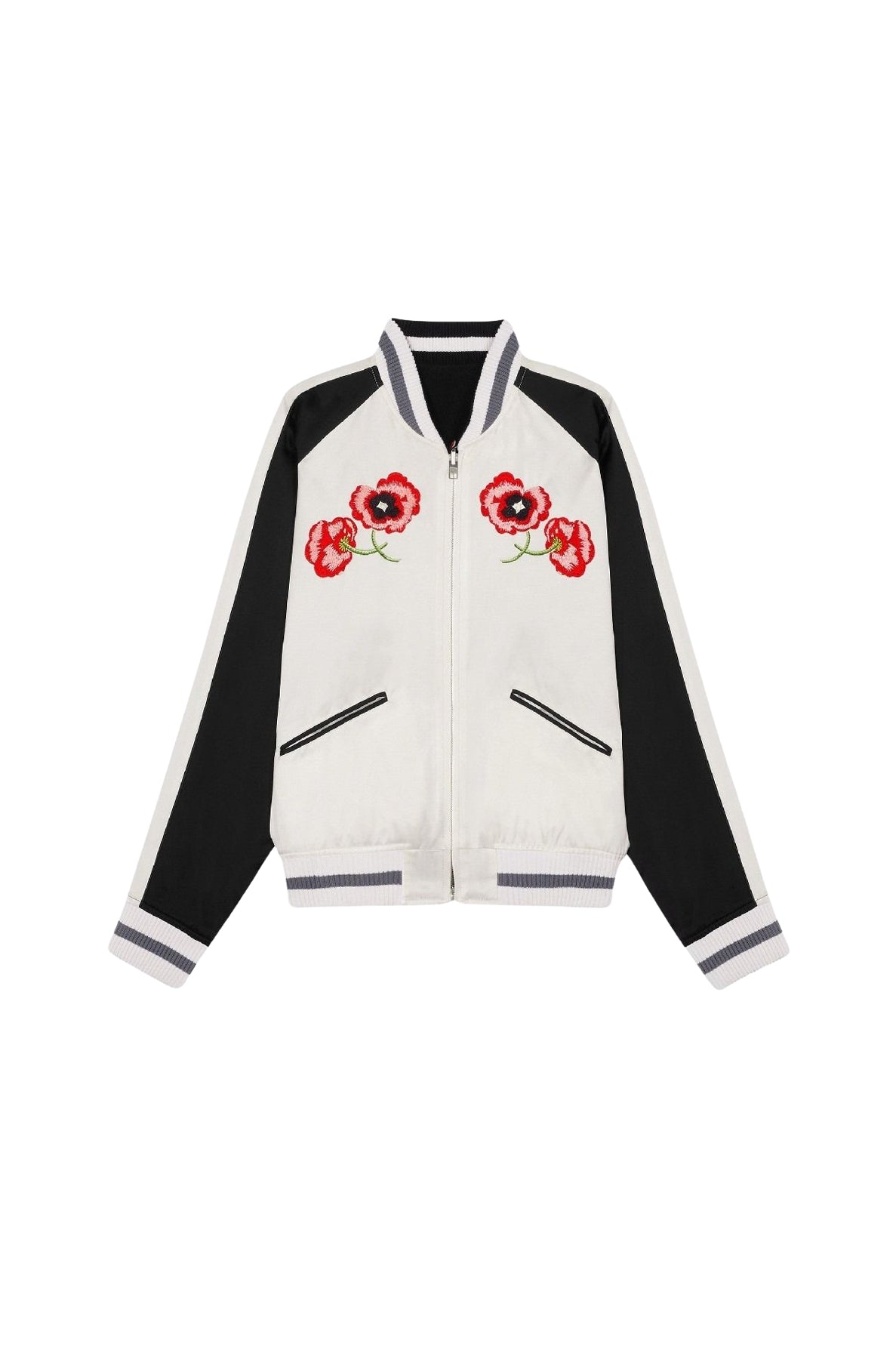 Veste réversible brodée Kenzo Éléphant en laine - Black