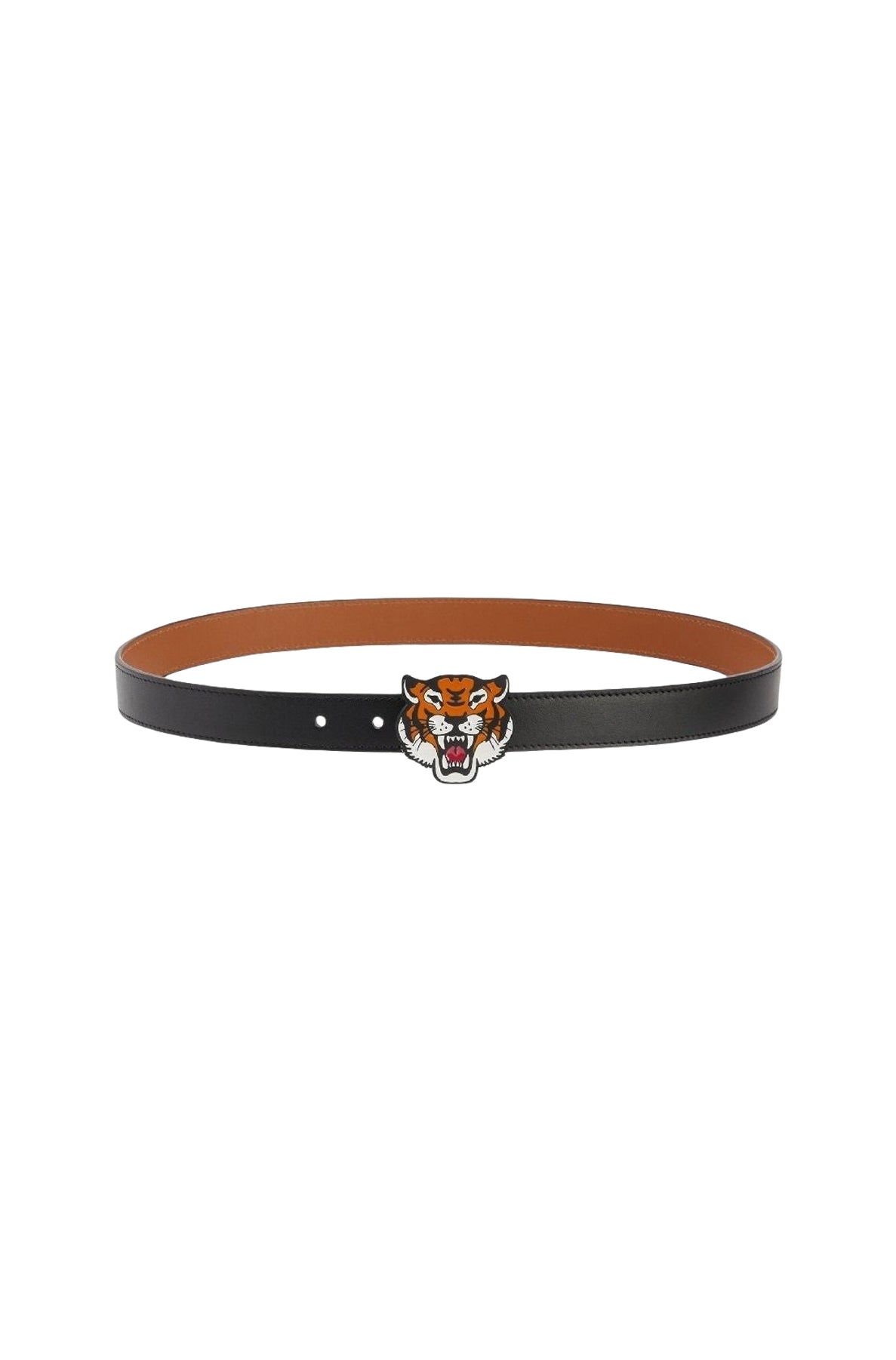 Lucky Tiger reversible leather belt - Multicolor